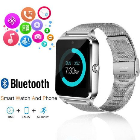 Ceas Smartwatch cu Telefon iUni GT08s Plus, Curea Metalica, Touchscreen, BT, Camera, Notificari, Sil